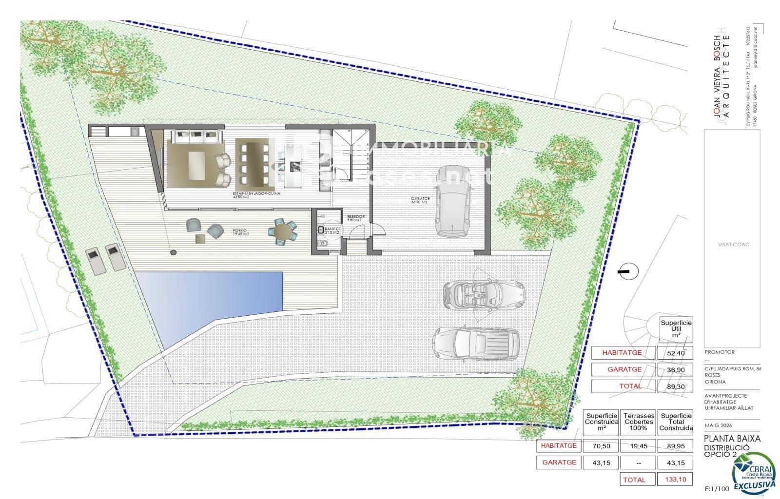 Tomt till salu i Roses - 274 000 € (Ref: 6304665)
