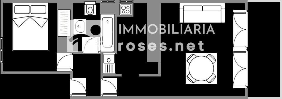 1 bedroom Flat for sale in Roses - € 255,000 (Ref: 9449328)