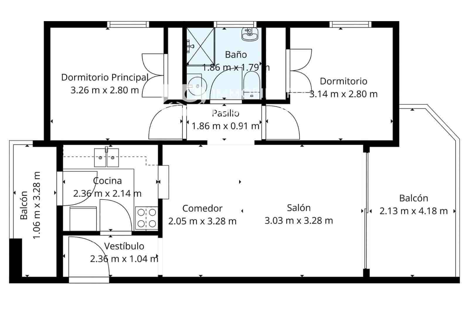 2 bedroom Flat for sale in Roses - € 295,000 (Ref: 9702438)