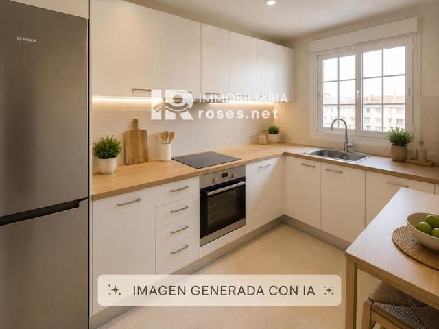 3 soveværelse Lejlighed til salg i Santa Margarida, Roses - € 189.000 (Ref: 9867262)