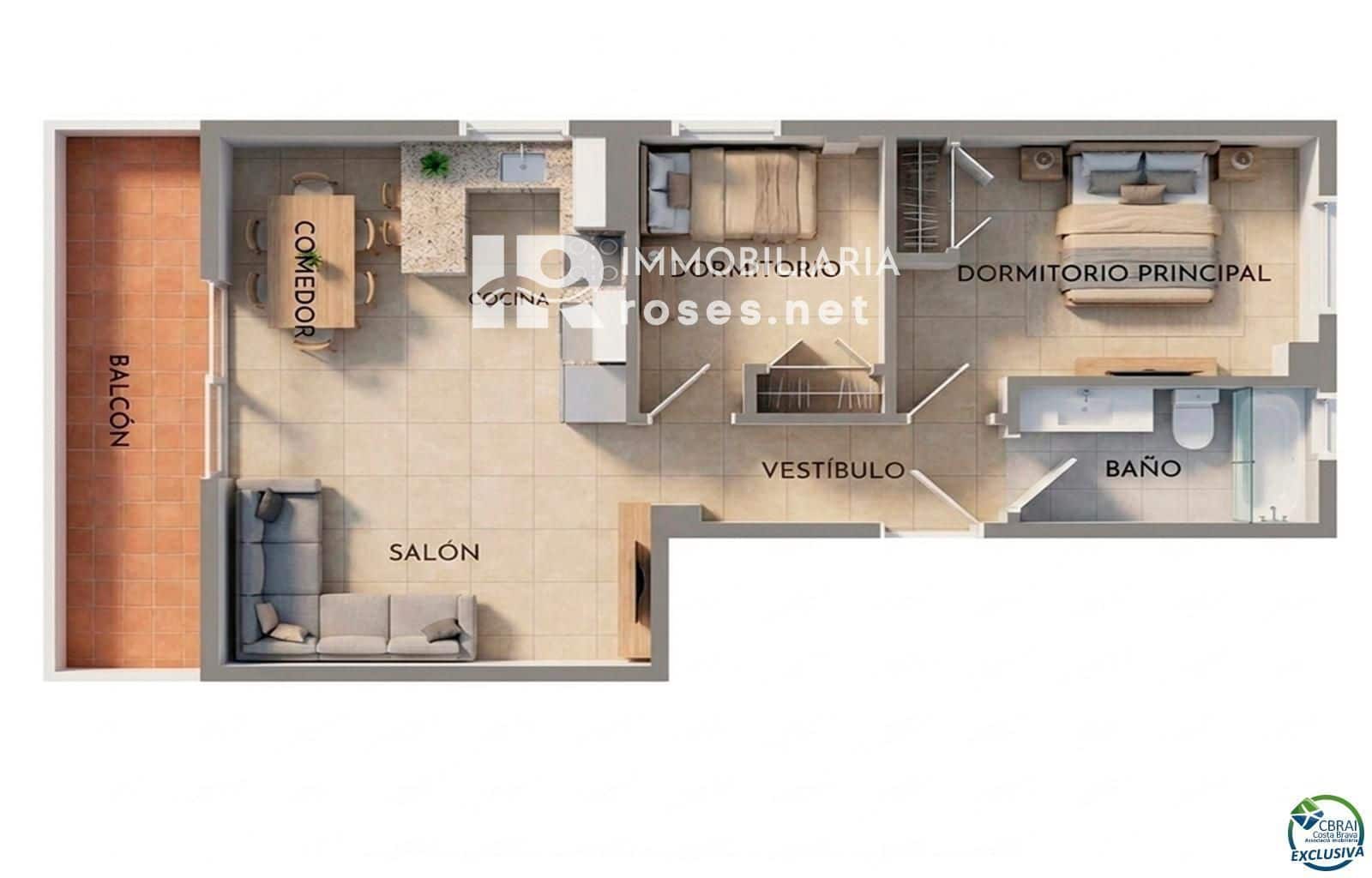 2 soverom Leilighet til salgs i Santa Margarida - € 215 000 (Ref: 9936659)