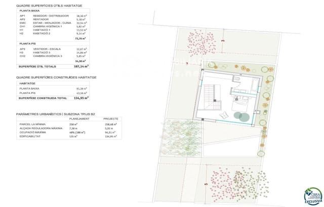 Byggetomt til salgs i Vilacolum, Torroella de Fluvià - € 75 000 (Ref: 9954567)