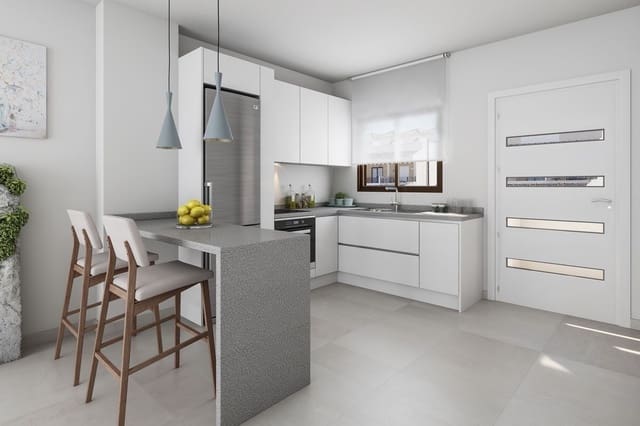 2 makuuhuone Bungalow myytävänä paikassa Lo Pagan, San Pedro del Pinatar mukana uima-altaan 
autotalli - 245 000 € (Ref: 9409432)