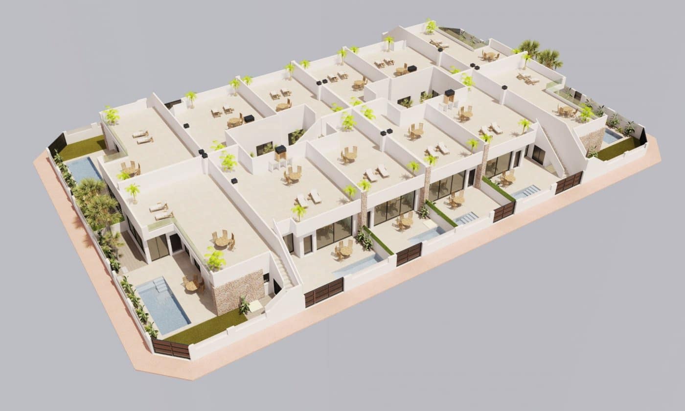 Chalet de 3 habitaciones en Pilar de la Horadada en venta con piscina - 519.900 € (Ref: 9409632)