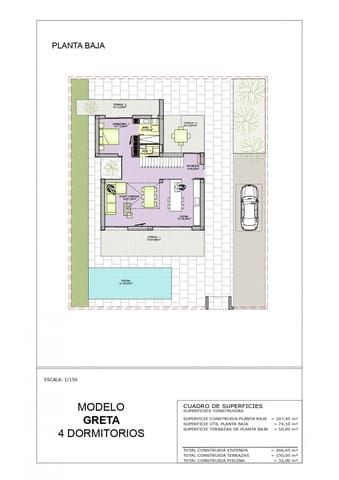 4 quarto Moradia para venda em Campoamor, Orihuela com piscina - 1 150 000 € (Ref: 9409651)