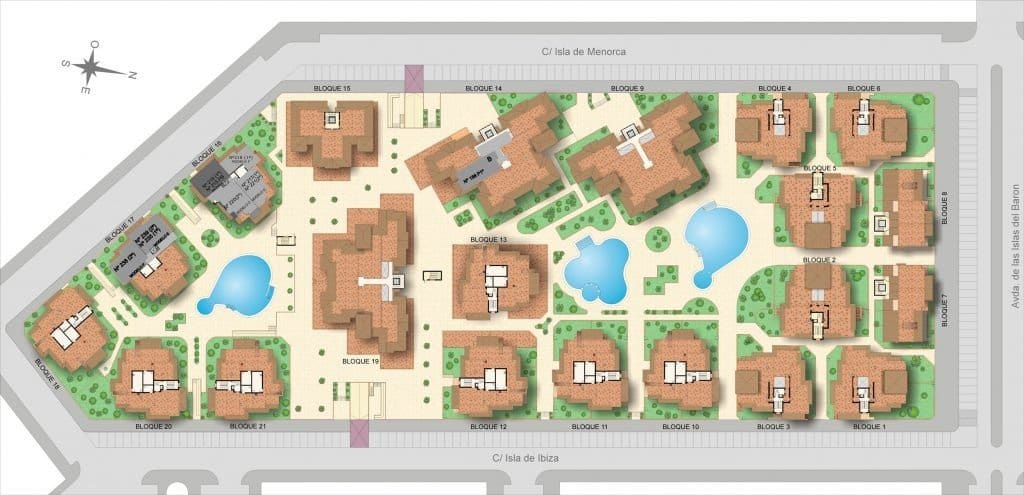 2 sovrum Lägenhet till salu i Los Narejos med pool garage - 198 290 € (Ref: 9409657)