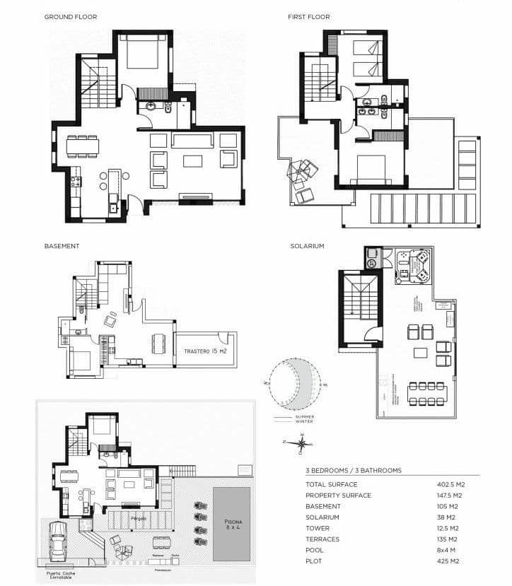 3 soverom Villa til salgs i Dona Pepa med svømmebasseng garasje - € 941 000 (Ref: 9409658)