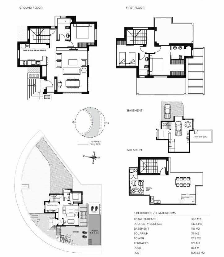 3 slaapkamer Villa te koop in Dona Pepa met zwembad garage - € 975.693 (Ref: 9409659)