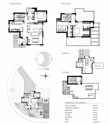 3 slaapkamer Villa te koop in Doña Pepa, Rojales met zwembad garage - € 975.693 (Ref: 9409659)