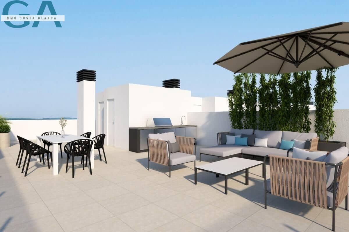 3 sypialnia Apartament na sprzedaż w Santa Pola z basenem garażem - 375 000 € (Ref: 10009109)
