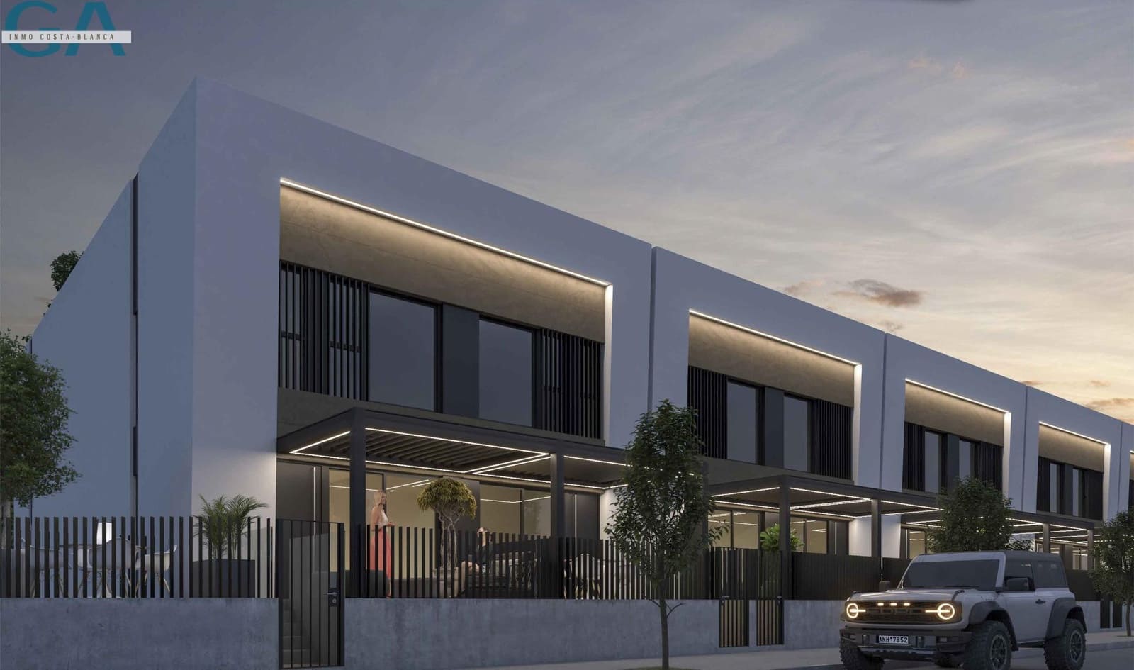 3 slaapkamer Rijtjeshuis te koop in Dolores met zwembad garage - € 306.000 (Ref: 10009110)