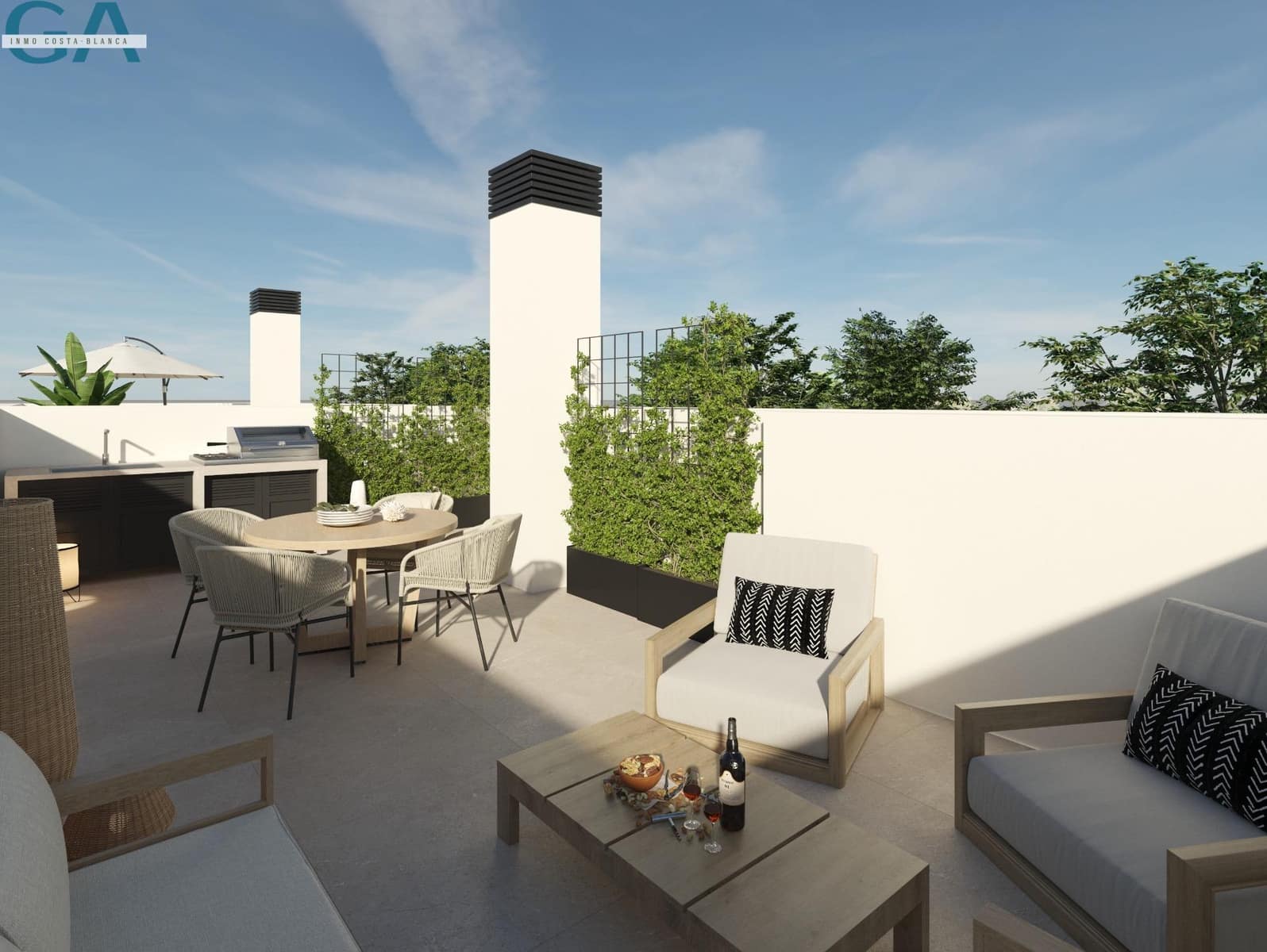 3 slaapkamer Rijtjeshuis te koop in Dolores met zwembad garage - € 306.000 (Ref: 10009110)