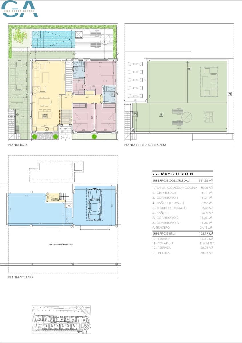 3 soverom Villa til salgs i Torrevieja med svømmebasseng garasje - € 585 000 (Ref: 10180630)