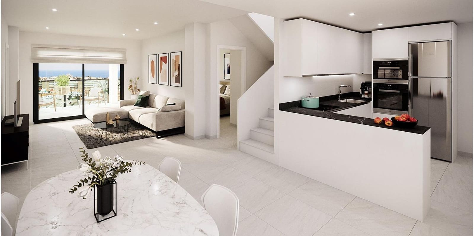 3 soverom Penthouse til salgs i Torrevieja med svømmebasseng - € 540 000 (Ref: 8251562)
