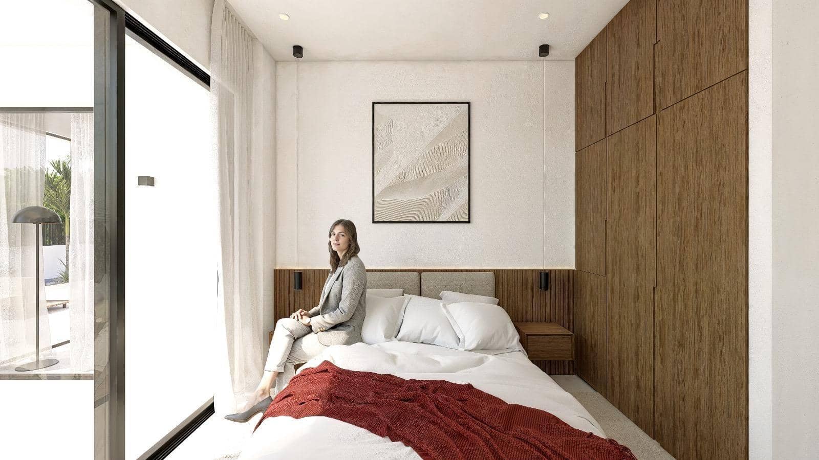 3 makuuhuone Huvila myytävänä paikassa Monforte del Cid mukana uima-altaan 
autotalli - 545 000 € (Ref: 8921558)