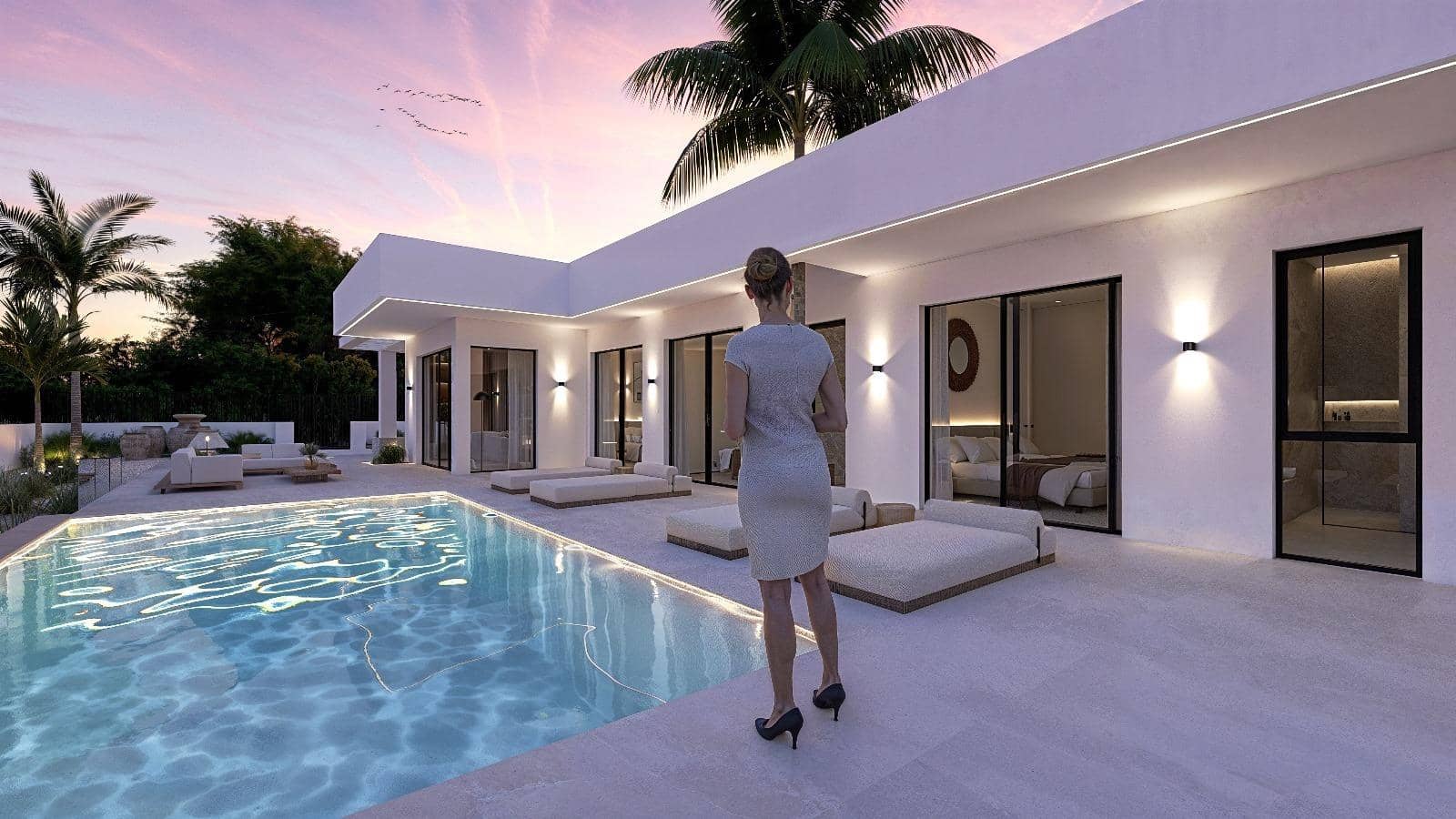 3 bedroom Villa for sale in Monforte del Cid with pool garage - € 545,000 (Ref: 8921558)