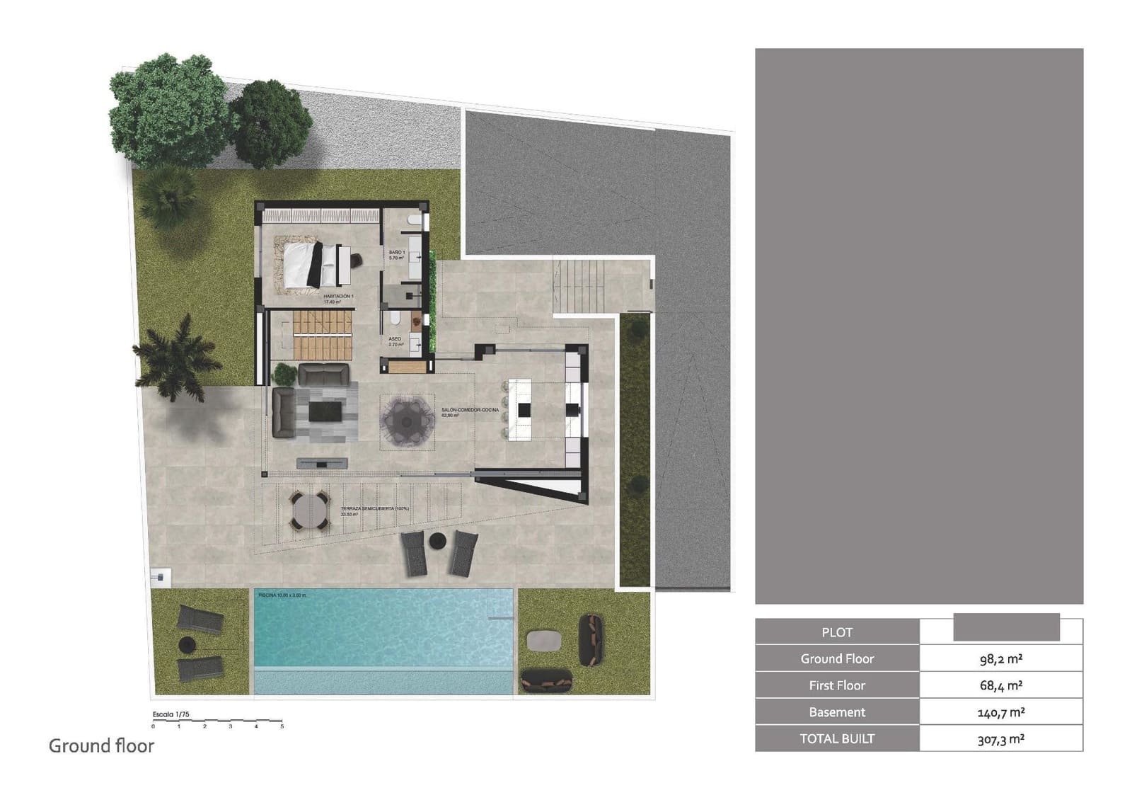 4 Zimmer Villa zu verkaufen in Polop mit Pool Garage - 725.000 € (Ref: 9068771)