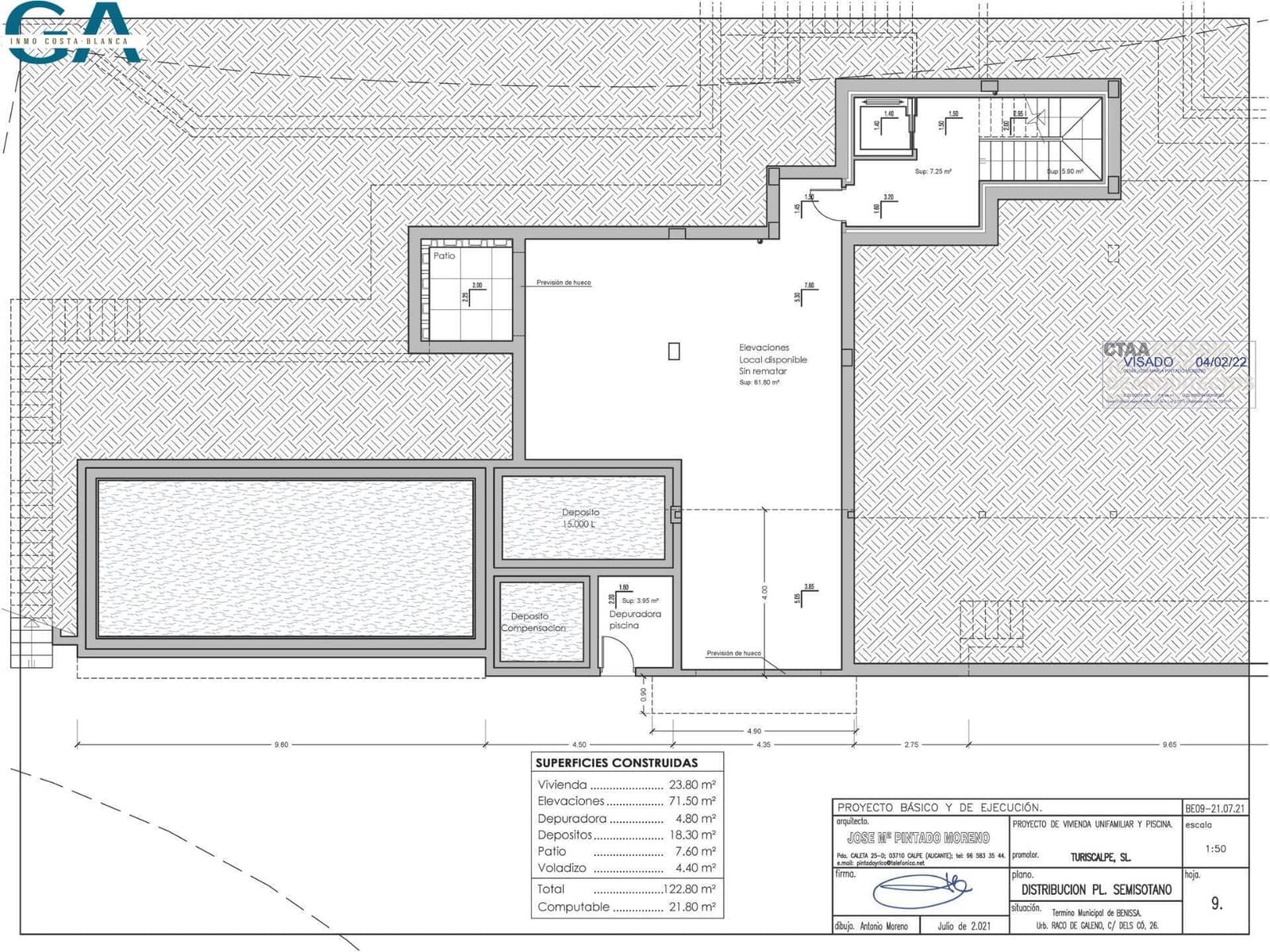 4 bedroom Villa for sale in Benissa with pool - € 2,450,000 (Ref: 9485276)