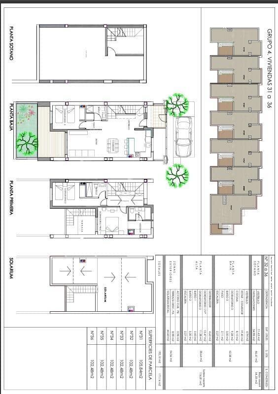 3 quarto Moradia Geminada para venda em Monforte del Cid com piscina garagem - 365 000 € (Ref: 9867391)