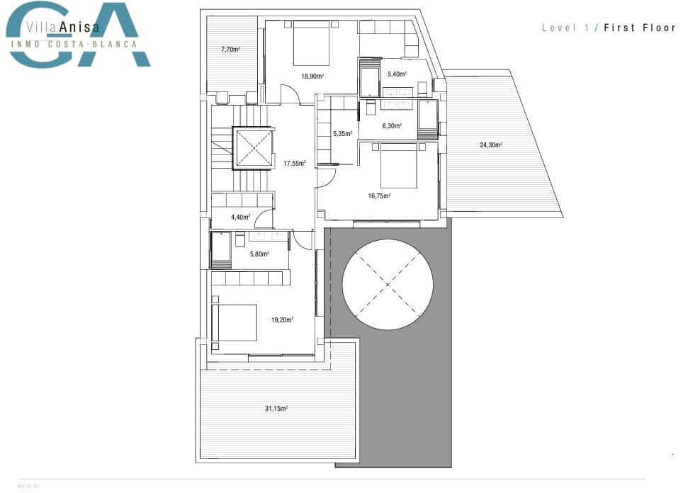 4 bedroom Villa for sale in San Fulgencio with pool - € 1,443,750 (Ref: 9867404)