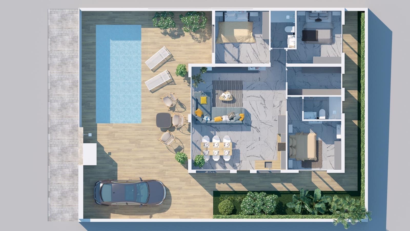 3 bedroom Villa for sale in Ciudad Quesada with pool garage - € 449,500 (Ref: 9881918)