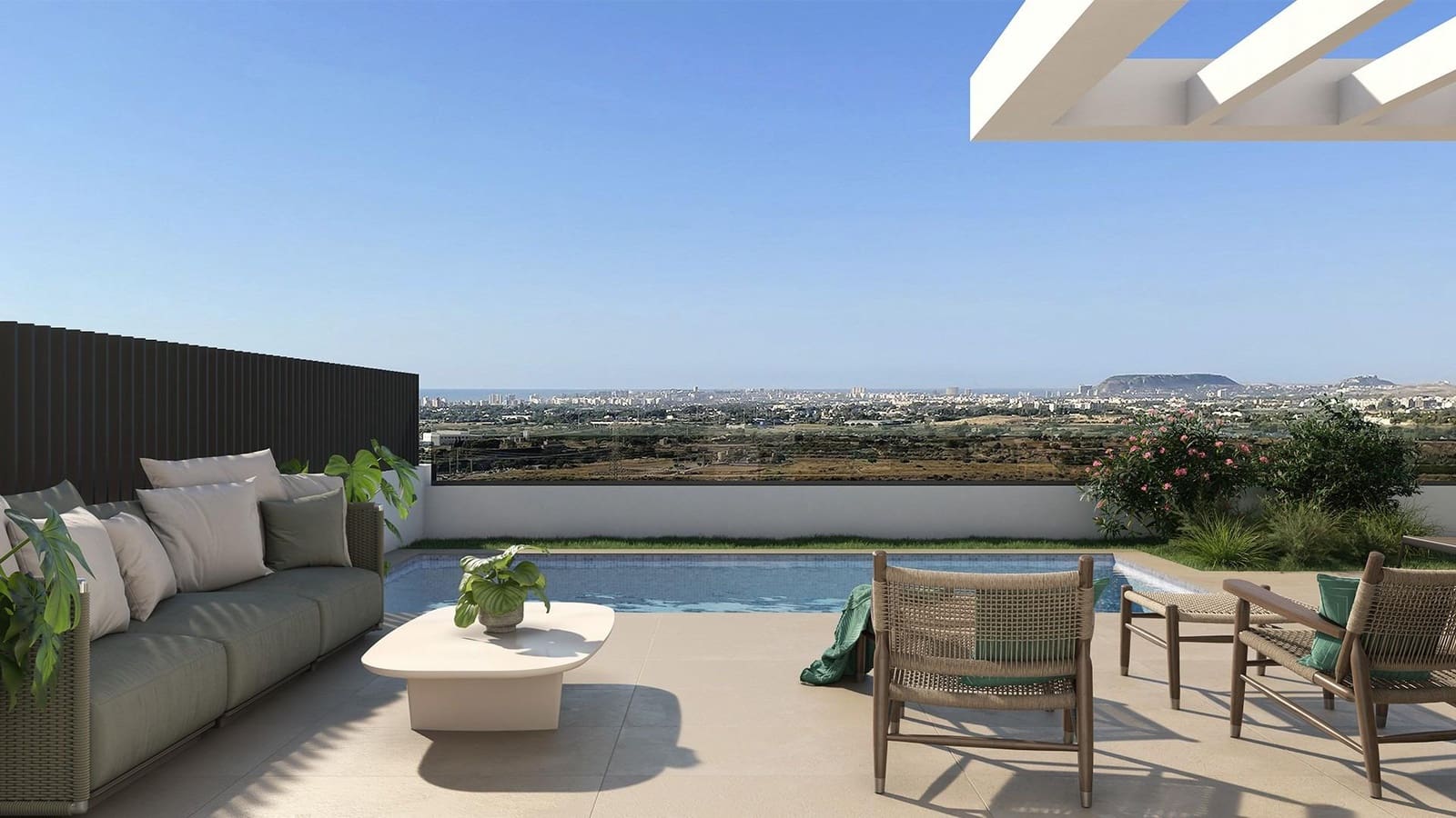 3 slaapkamer Halfvrijstaande villa te koop in Muchamiel / Mutxamel met zwembad garage - € 570.000 (Ref: 9924602)