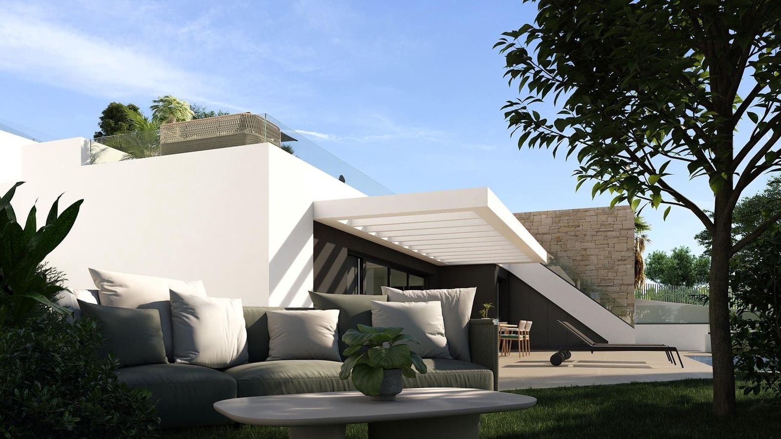 3 slaapkamer Halfvrijstaande villa te koop in Muchamiel / Mutxamel met zwembad garage - € 570.000 (Ref: 9924602)