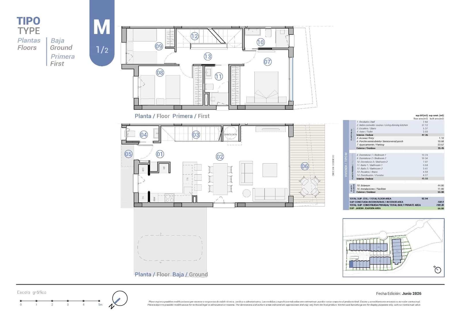 3 slaapkamer Halfvrijstaande villa te koop in El Campello met zwembad garage - € 585.000 (Ref: 9943652)