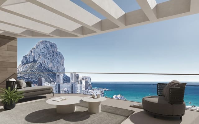 2 Zimmer Apartment zu verkaufen in Calpe / Calp mit Pool Garage - 430.000 € (Ref: 10055706)