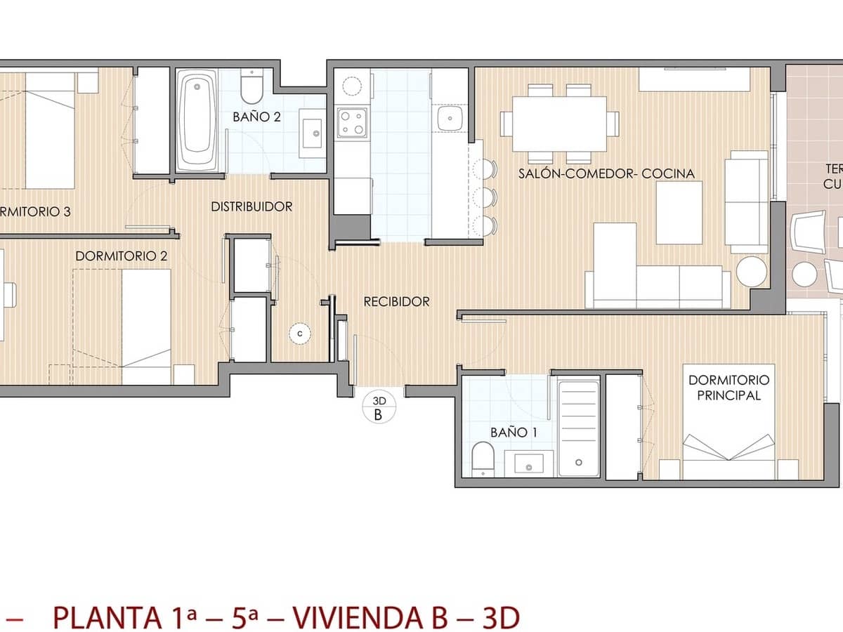 3 bedroom Apartment for sale in Aguilas with pool garage - € 246,000 (Ref: 10153662)