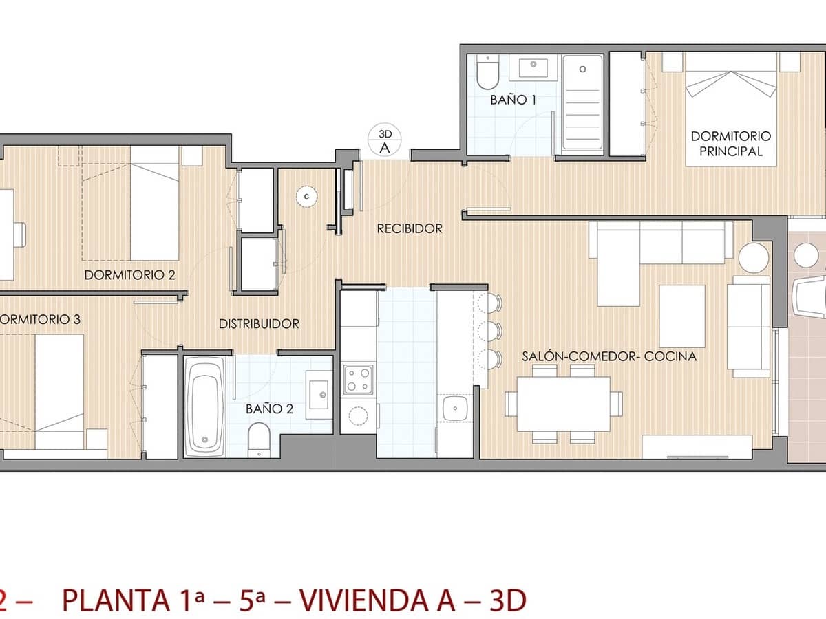3 bedroom Apartment for sale in Aguilas with pool garage - € 246,000 (Ref: 10153662)