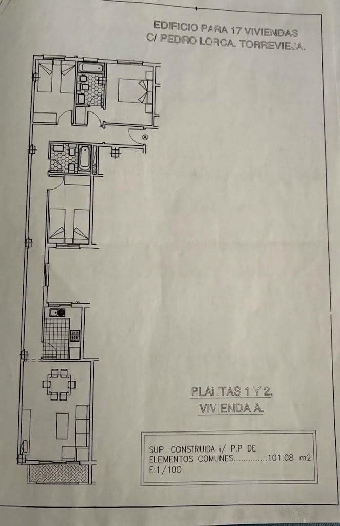 3 soverom Leilighet til salgs i Torrevieja - € 192 000 (Ref: 10153679)