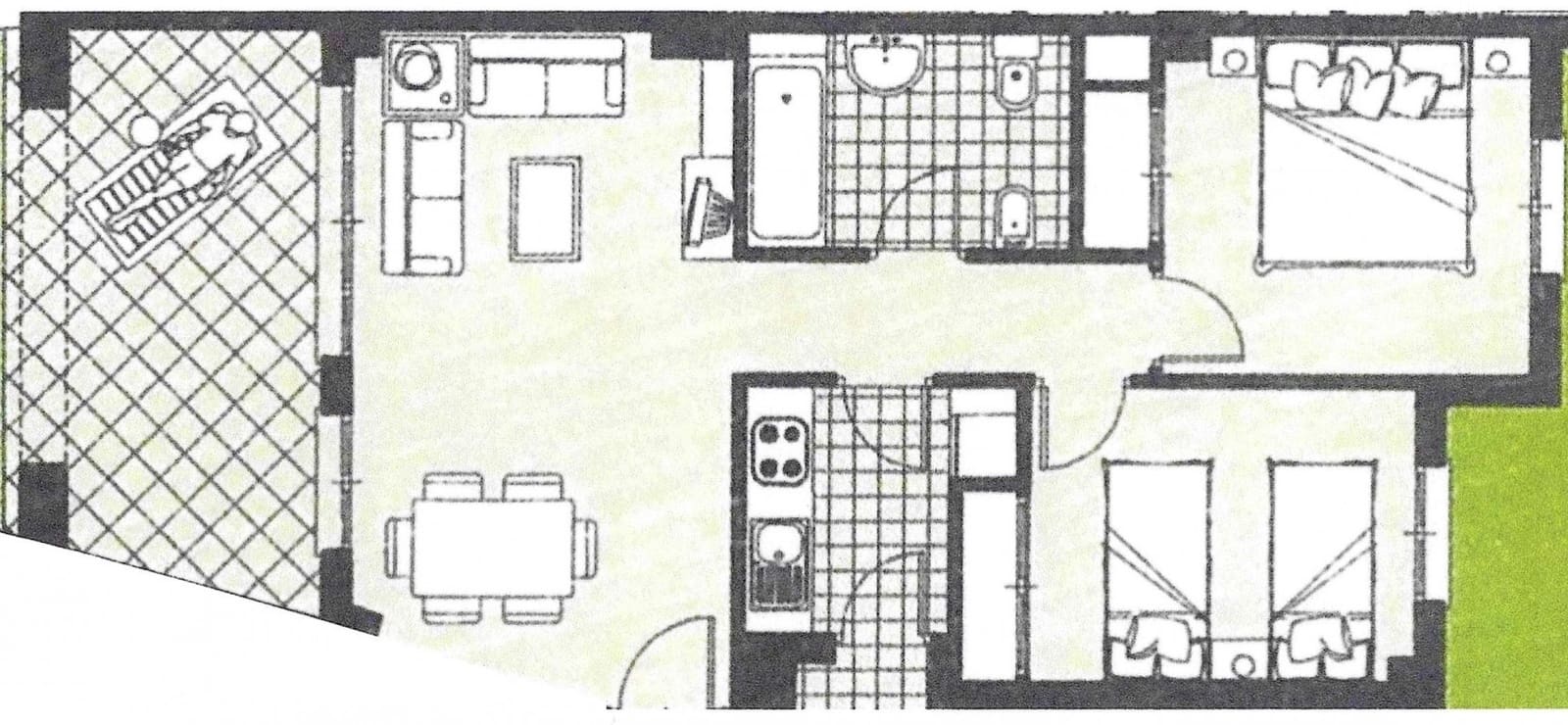 2 soveværelse Lejlighed til salg i Hacienda Riquelme med swimmingpool - € 169.000 (Ref: 10155525)