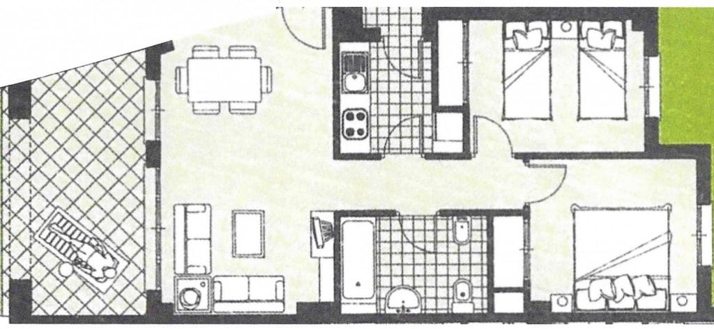 2 bedroom Apartment for sale in Hacienda Riquelme with pool - € 169,000 (Ref: 10155525)