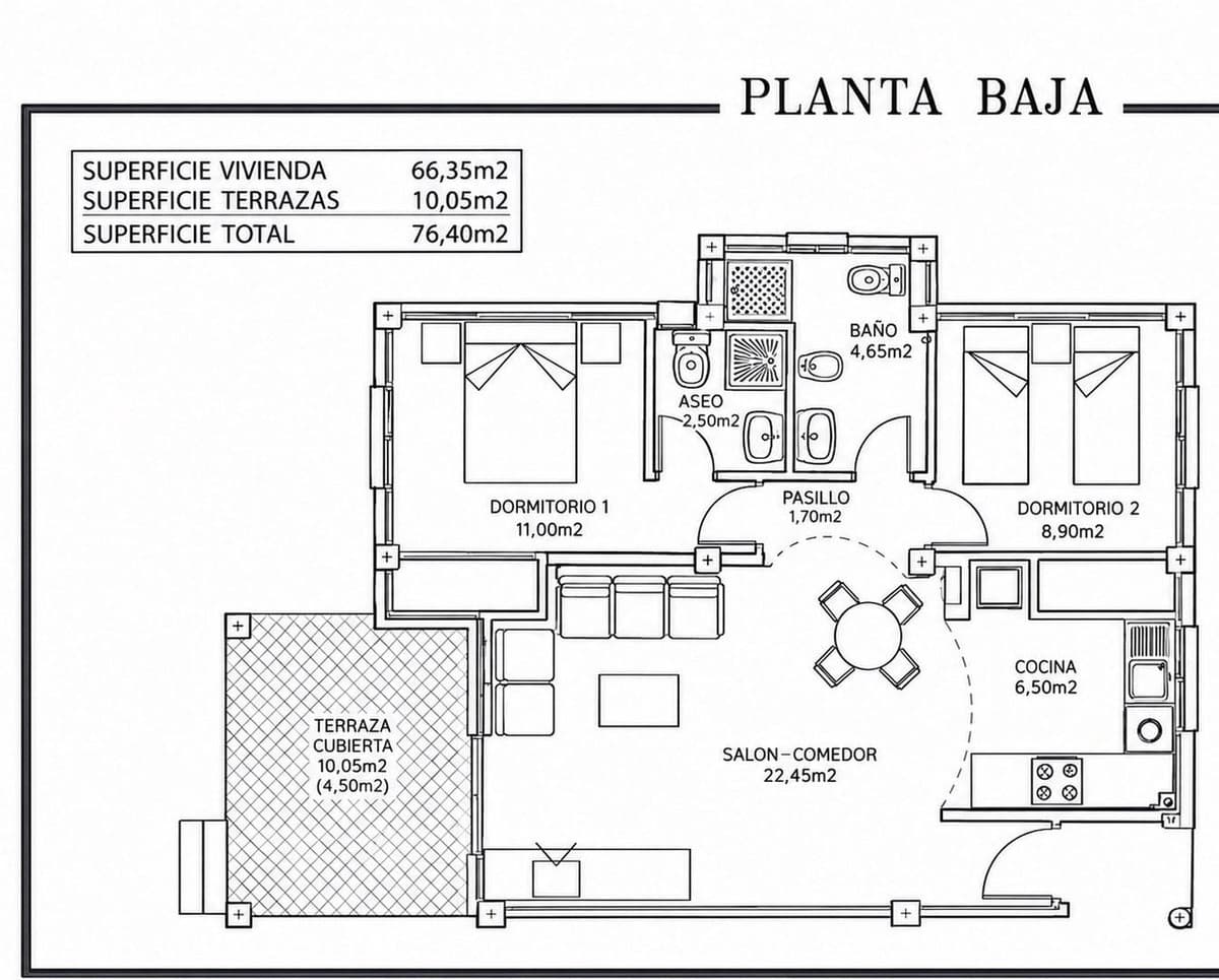 2 soverom Bungalow til salgs i Orihuela med svømmebasseng garasje - € 198 000 (Ref: 10174158)