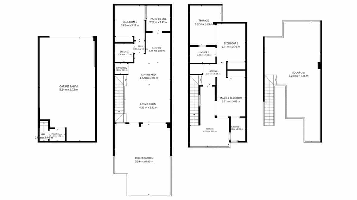 3 soveværelse Byhus til salg i Orihuela med swimmingpool garage - € 395.000 (Ref: 10174171)