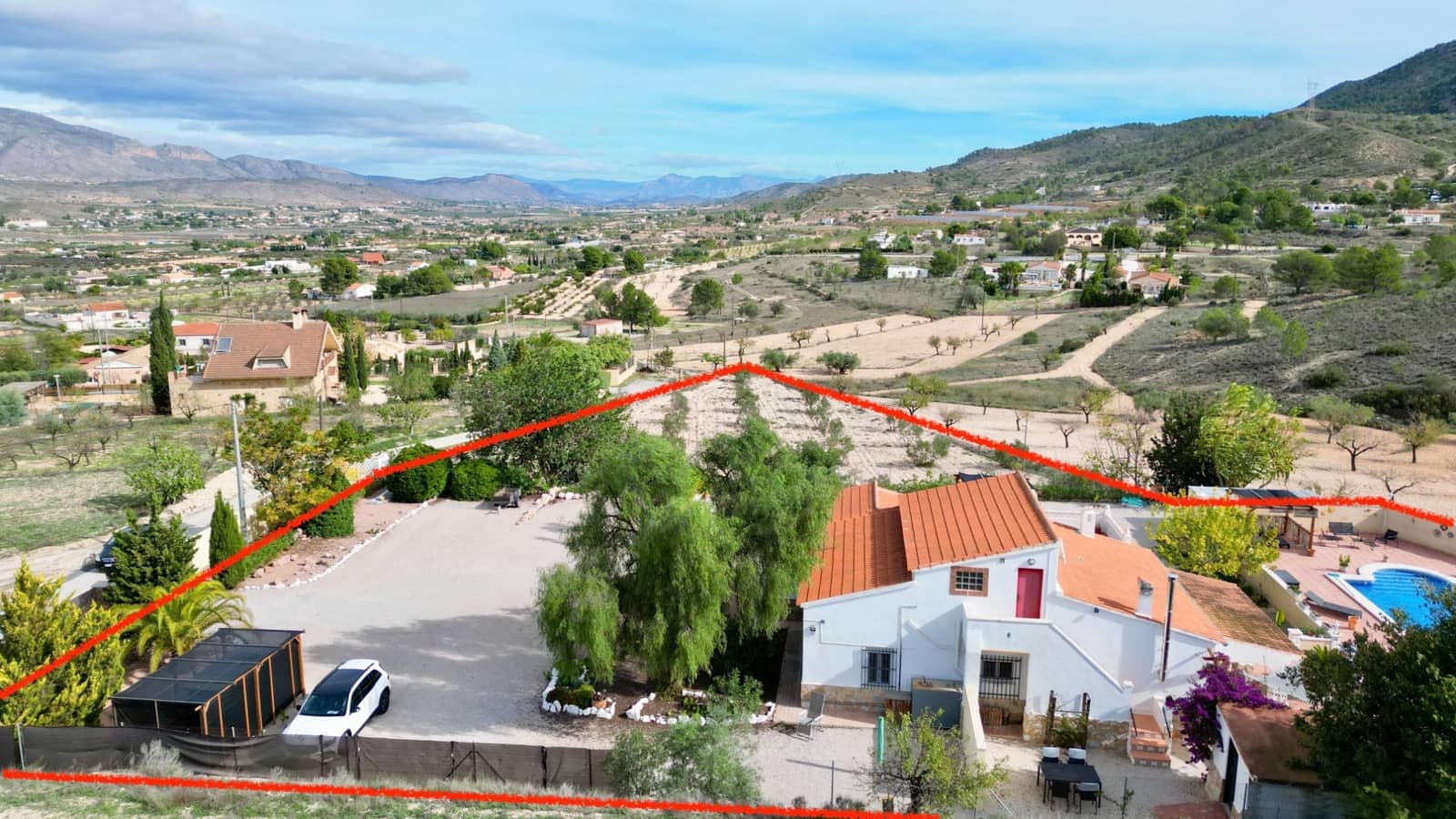 4 sovrum Villa till salu i Hondon de los Frailes med pool - 380 000 € (Ref: 9338623)