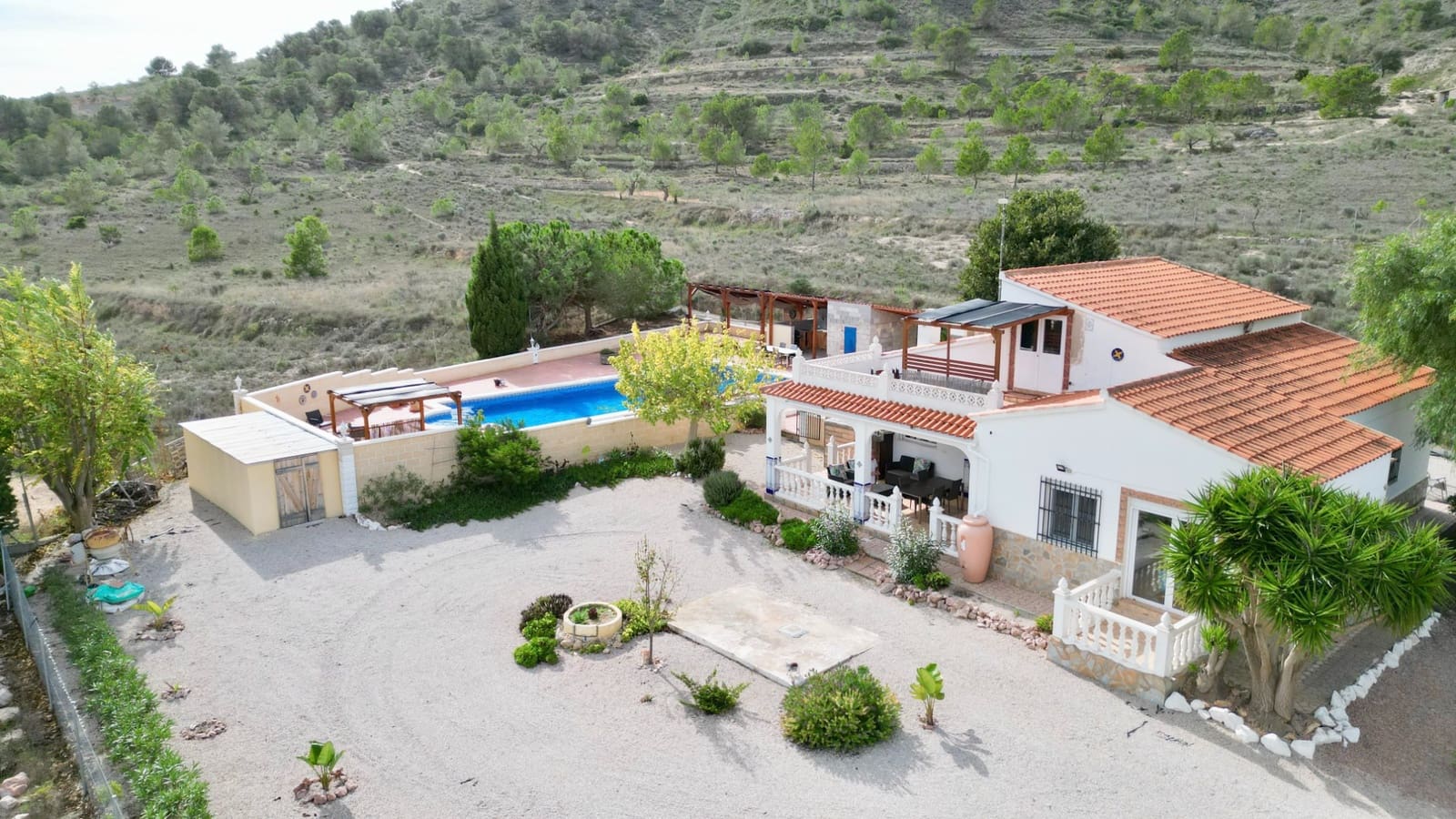 4 sovrum Villa till salu i Hondon de los Frailes med pool - 380 000 € (Ref: 9338623)