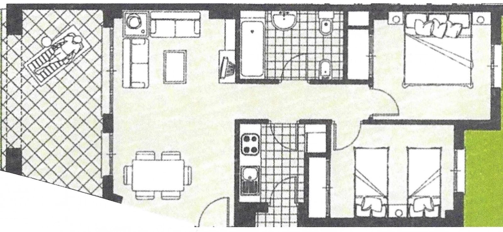 2 makuuhuone Huoneisto myytävänä paikassa Sucina - 149 000 € (Ref: 9619643)