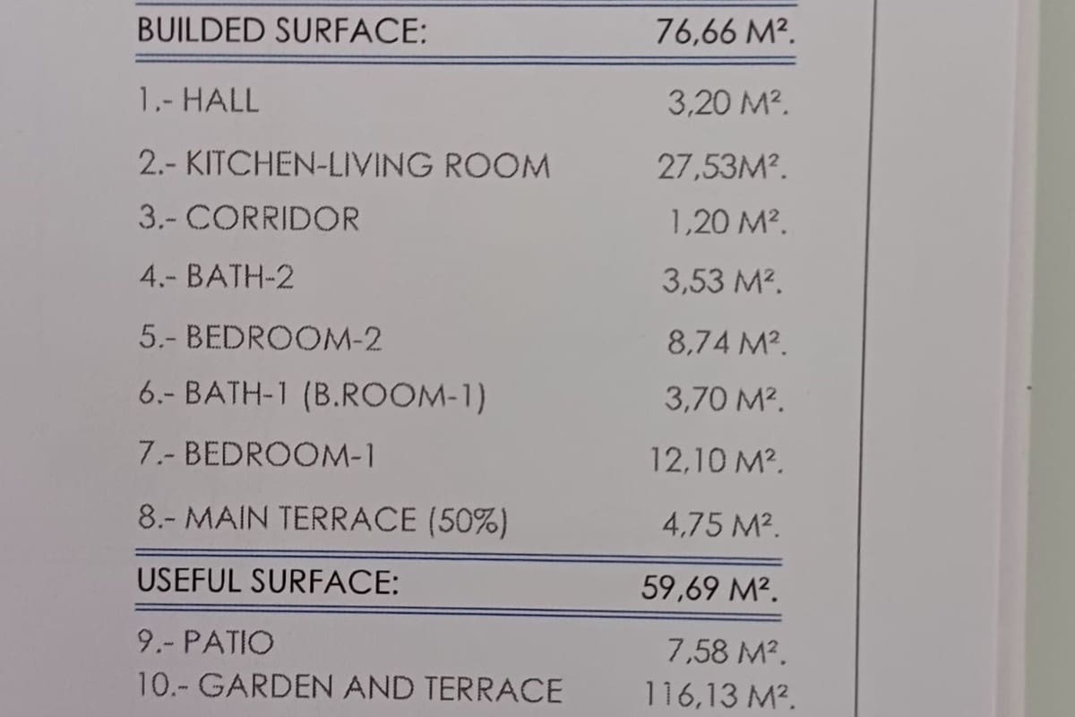 2 Zimmer Apartment zu verkaufen in Orihuela - 225.000 € (Ref: 9795047)