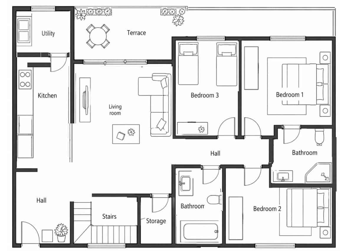 3 slaapkamer Penthouse te koop in Orihuela met zwembad - € 239.000 (Ref: 9795048)