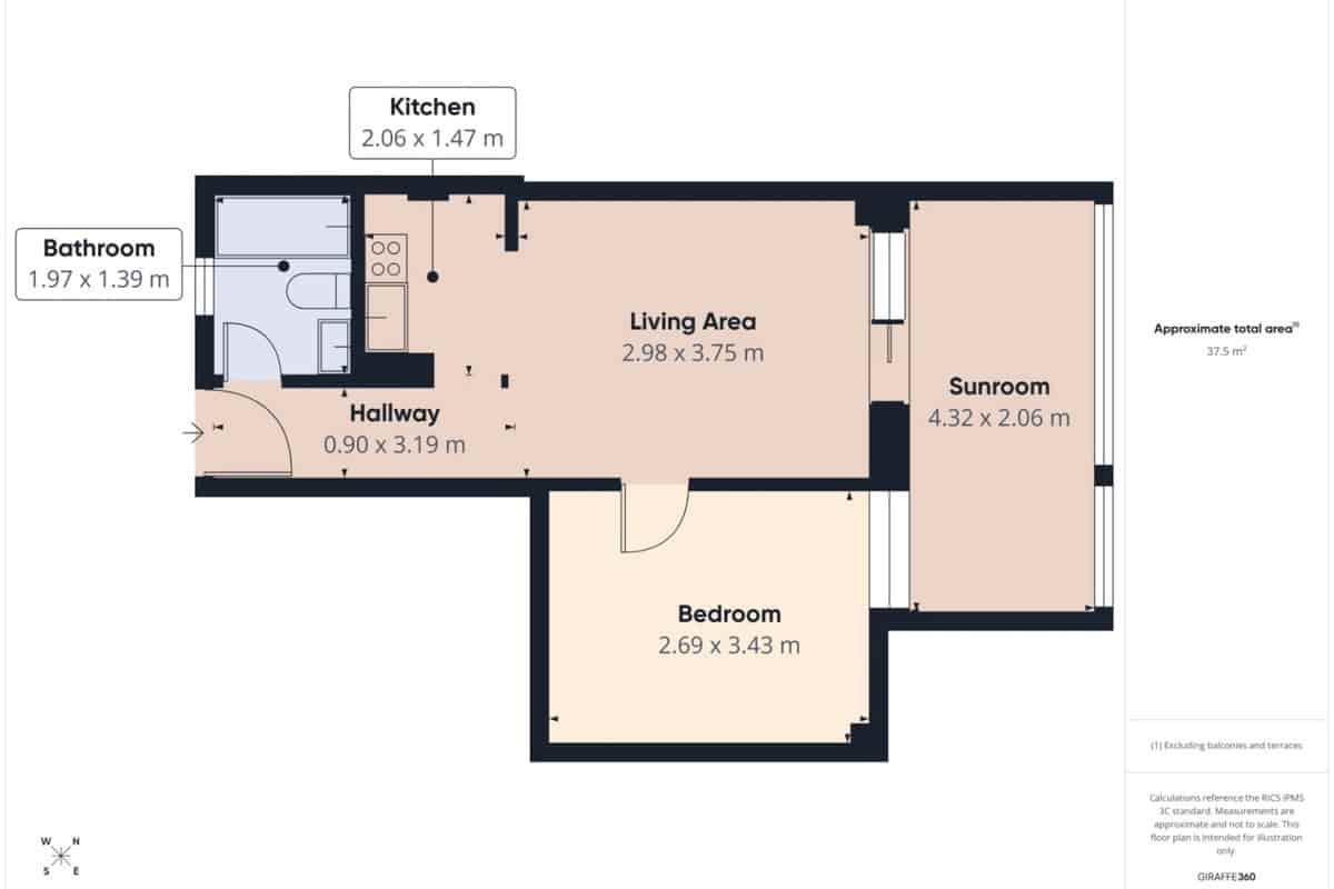 Apartamento de 1 habitación en Los Alcázares en venta - 105.000 € (Ref: 9833963)