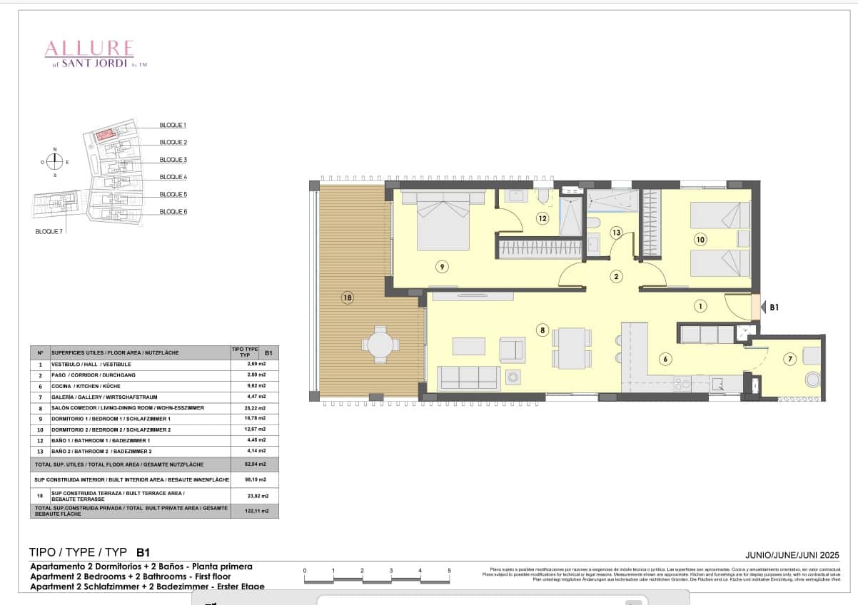 2 soveværelse Lejlighed til salg i Colonia de Sant Jordi med garage - € 595.000 (Ref: 9064747)