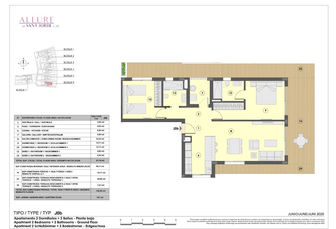 2 soveværelse Lejlighed til salg i Colonia de Sant Jordi med garage - € 670.000 (Ref: 9064828)