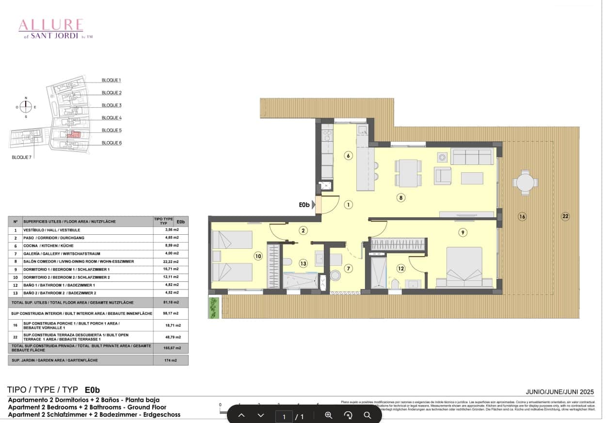 2 soveværelse Lejlighed til salg i Colonia de Sant Jordi med swimmingpool garage - € 675.000 (Ref: 9064829)