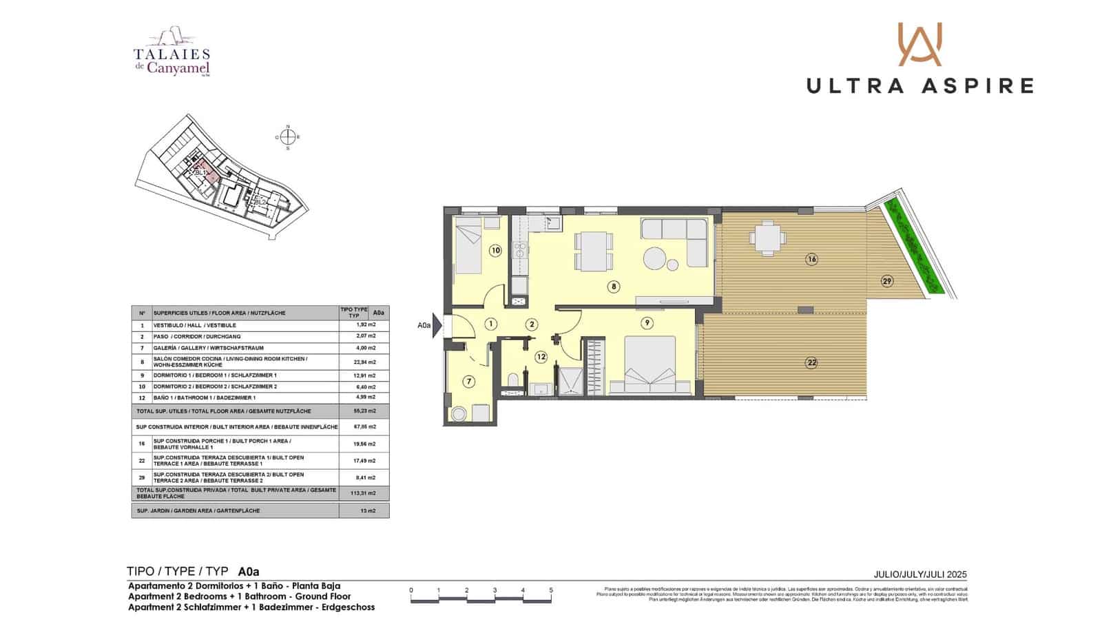 2 soverom Leilighet til salgs i Canyamel med svømmebasseng garasje - € 436 000 (Ref: 9191924)