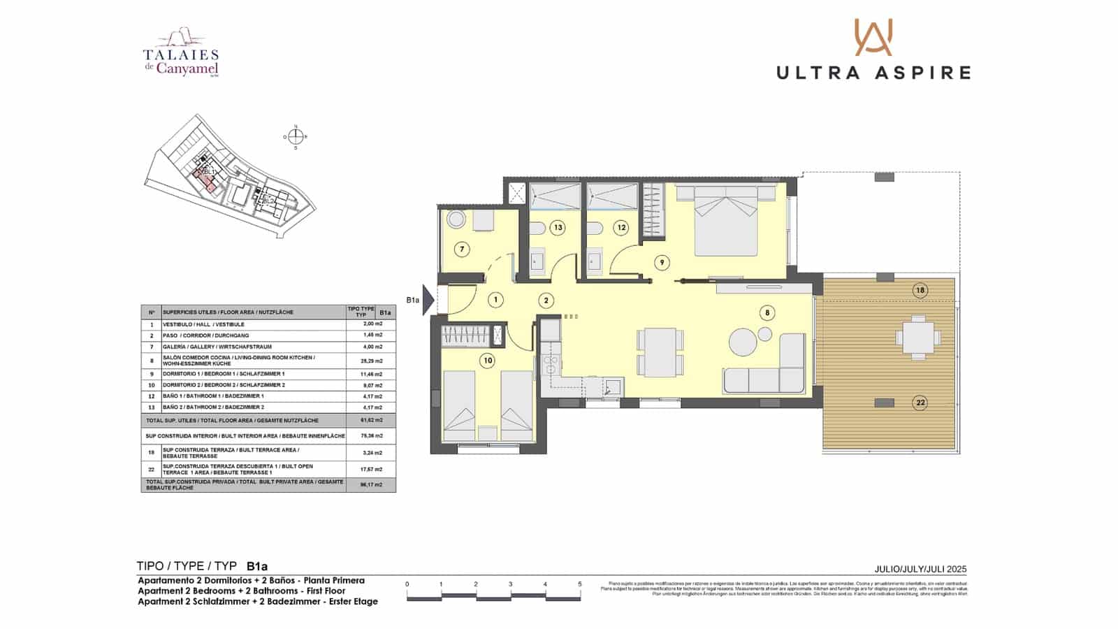 2 soveværelse Lejlighed til salg i Canyamel med swimmingpool garage - € 500.000 (Ref: 9200247)