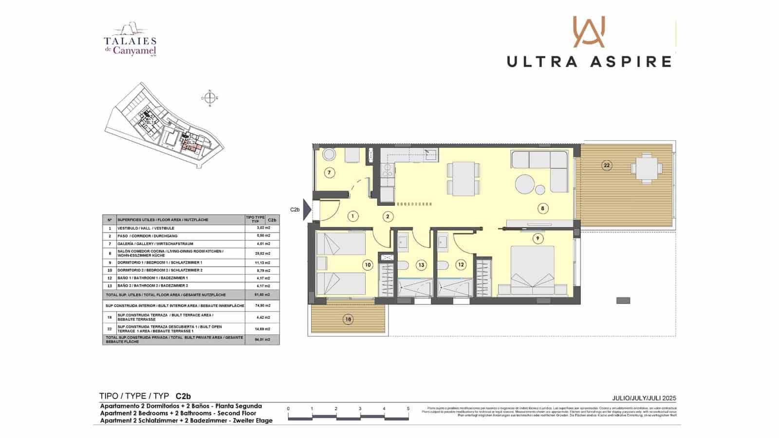 2 soveværelse Lejlighed til salg i Canyamel med swimmingpool garage - € 512.000 (Ref: 9200307)