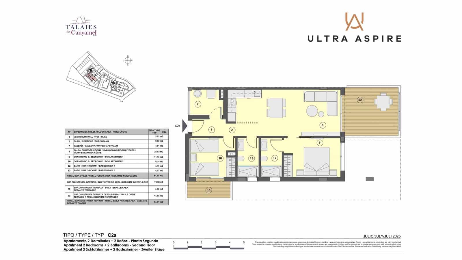 2 bedroom Apartment for sale in Canyamel with pool garage - € 530,000 (Ref: 9200309)