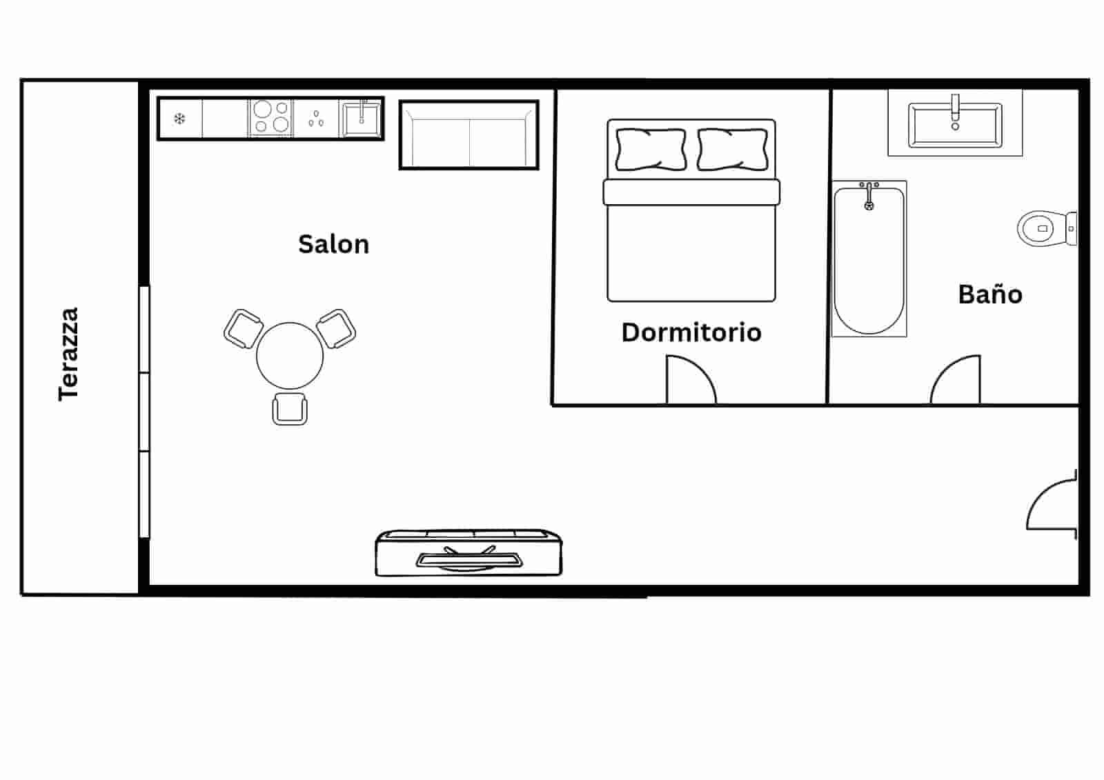 1 Zimmer Apartment zu verkaufen in Palma de Mallorca - 420.000 € (Ref: 9996176)